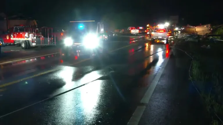 Large violent tornado hits Laurel County, Kentucky, leaving at least 9 dead LSM stillshot