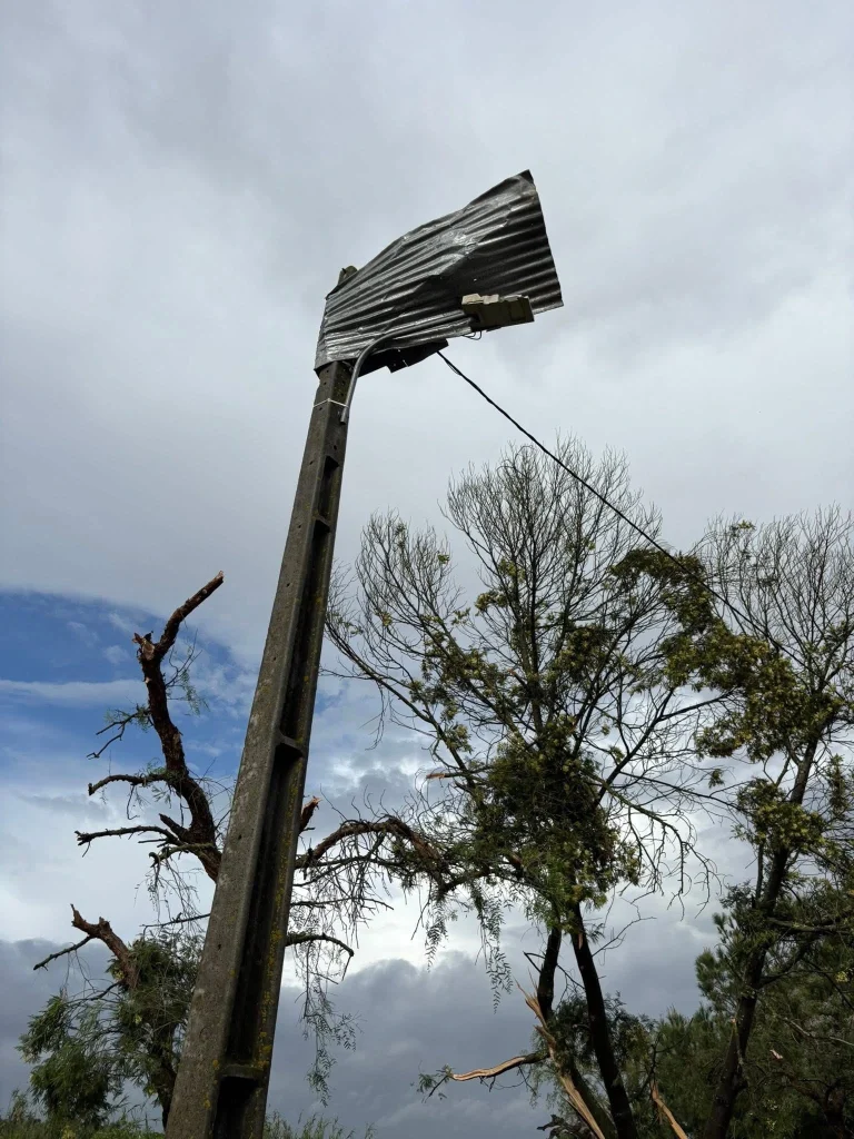 Tornado in Porto Peles on May 2, 2025. Image credit: Fábio Raimundo Acosta