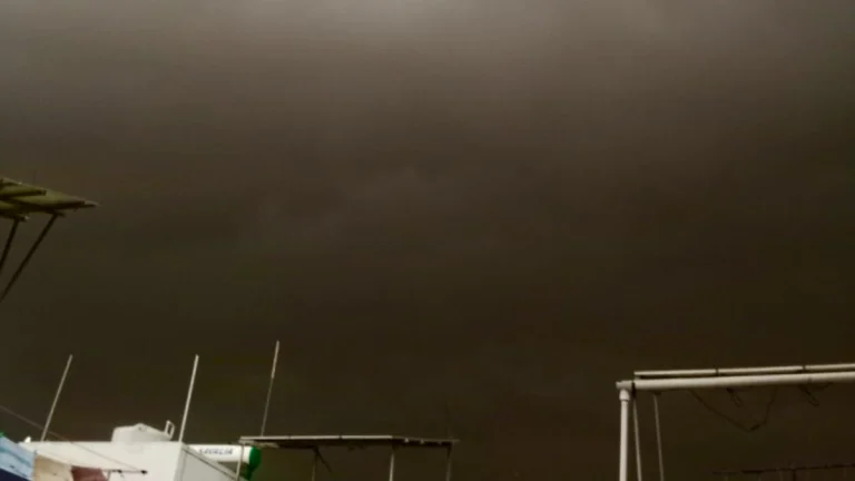 Storm clouds over Surat, Gujrat on may 5, 2025
