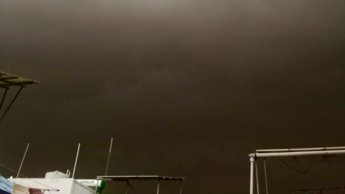 Storm clouds over Surat, Gujrat on may 5, 2025