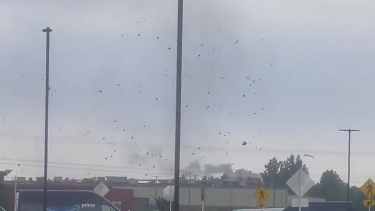 Tornado near Jackson Airport on May 20, 2025