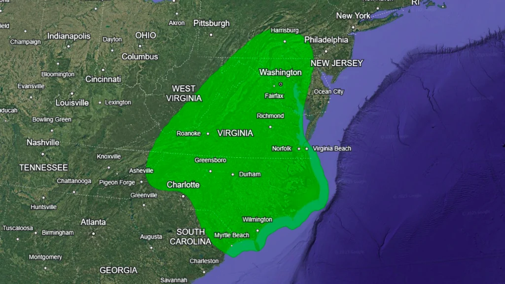 WPC excessive rainfall outlook for May 14, 2025. Image credit: WPC