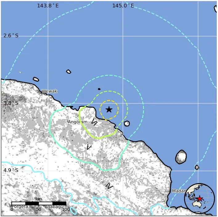 m6-4 earthquake new britain papua new guinea may 20 2025 usgs epe