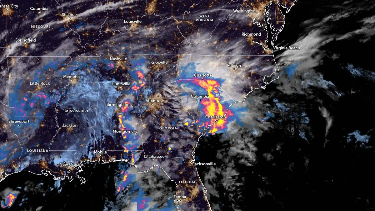satellite image southeast usa 0900 utc on may 11 2025