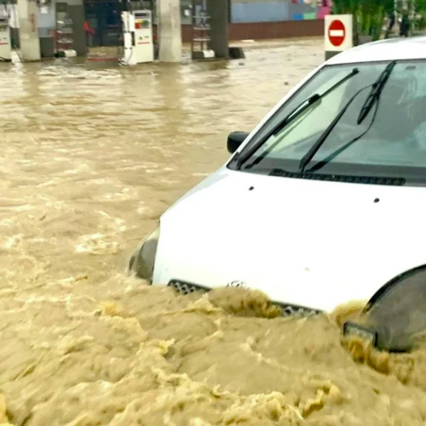 Flooding in Kinshasa on June 14, 2025