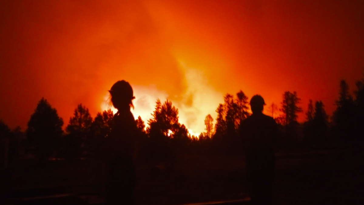 Dragon Bravo fire in Arizona on July 10, 2025. Credit: NPS