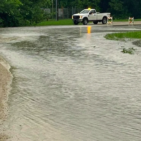 Flash flooding in Iowa on July 11, 2025. Credit: MeskwakiPD