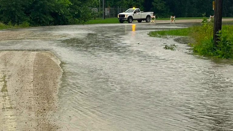 Flash flooding in Iowa on July 11, 2025. Credit: MeskwakiPD