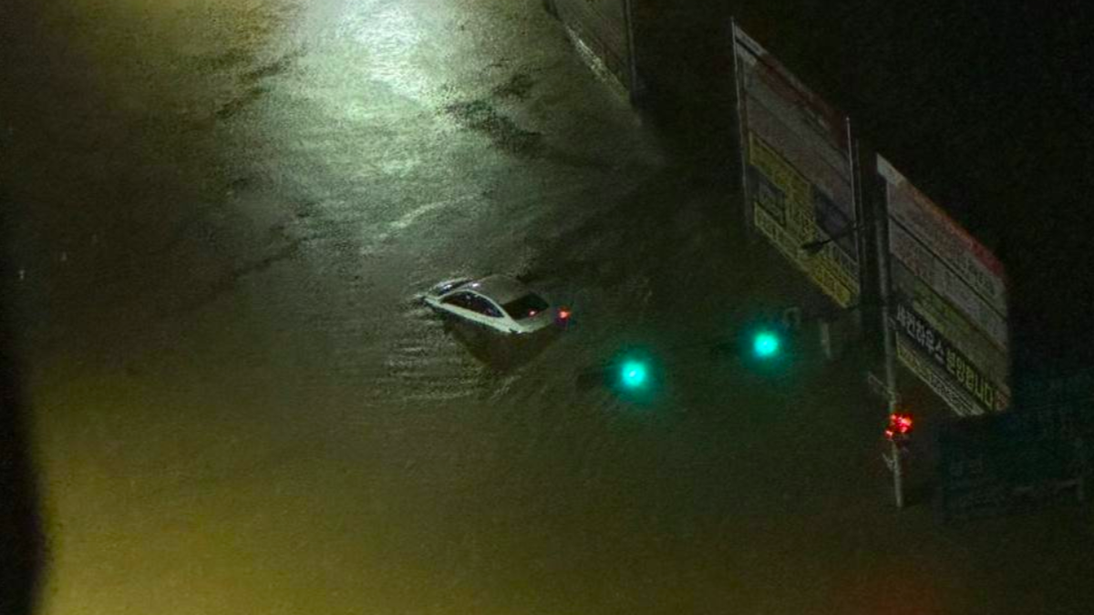 Flooding in South Korea on July 17, 2025. Credit: Hatelockdown