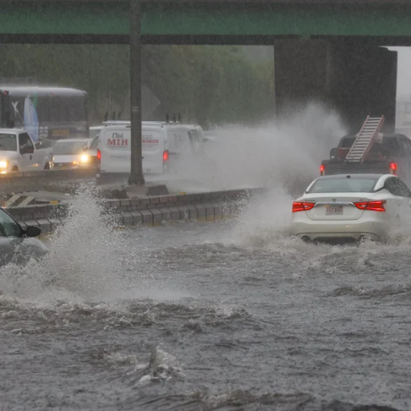 Floods near Braintree, Massachusetts on July 10, 2025. Credit Digi Gal