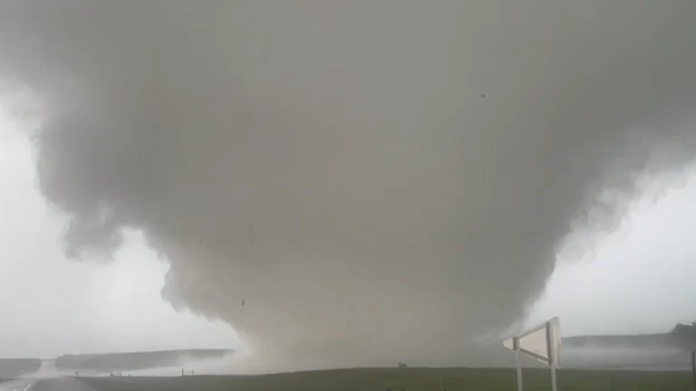 Tornado near Watertown, South Dakota on July 27, 2025. Credit Michael Marz