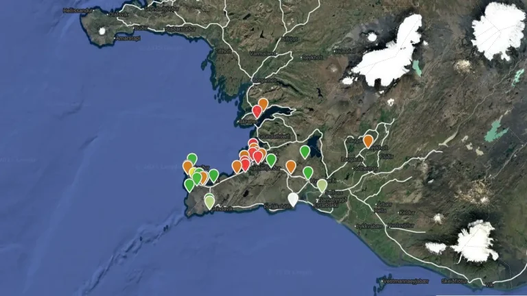 air quality measurements sw iceland july 21 2025