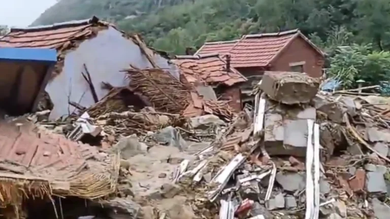 china floods in shandong province july 22, 2025