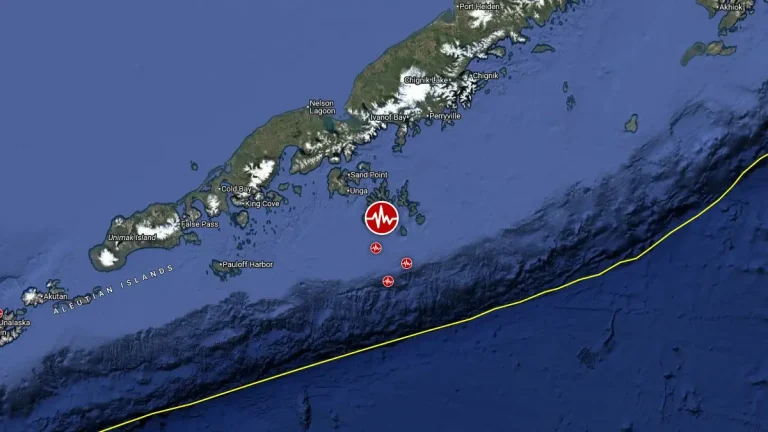 epicenter m6.2 earthquake sand point alaska july 20 2025
