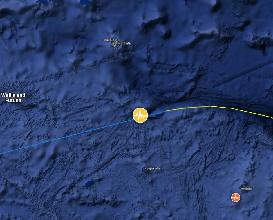 epicenter m6.6 earthquake Samoa Islands region july 24 2025 bg