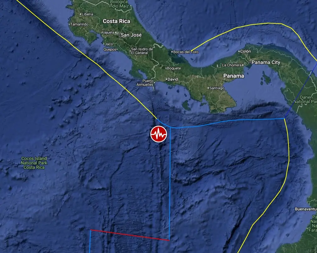 epicenter of m6-6 earthquake panama july 14 2025 map bg