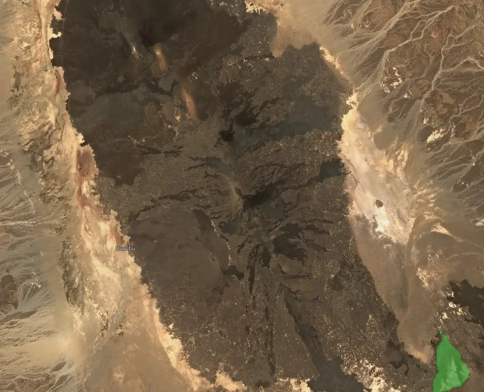 erta ale volcano satellite image july 6 2025 sentinel-2 wide