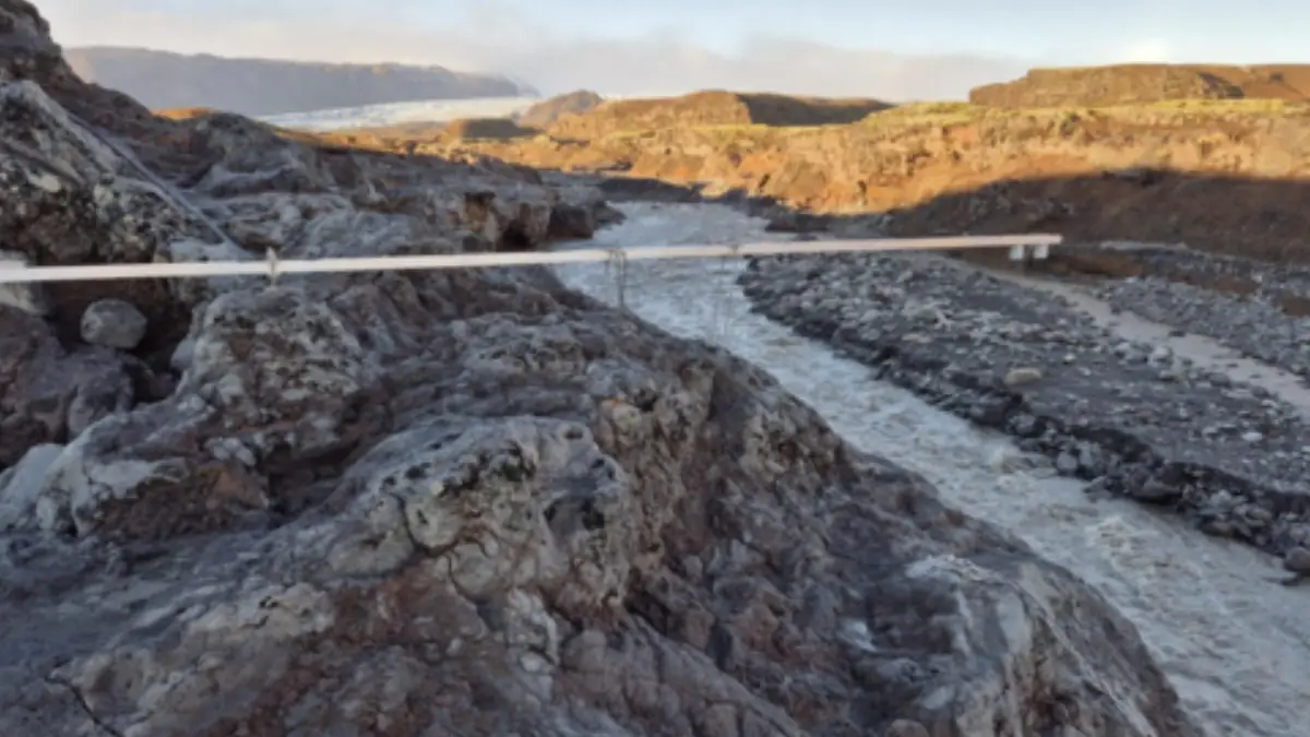 glacial flood developing iceland july 9 2025 f