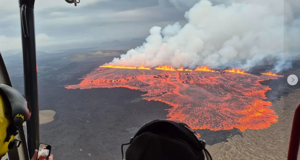 reykjanes peninsula iceland volcanic eruption july 16 2025