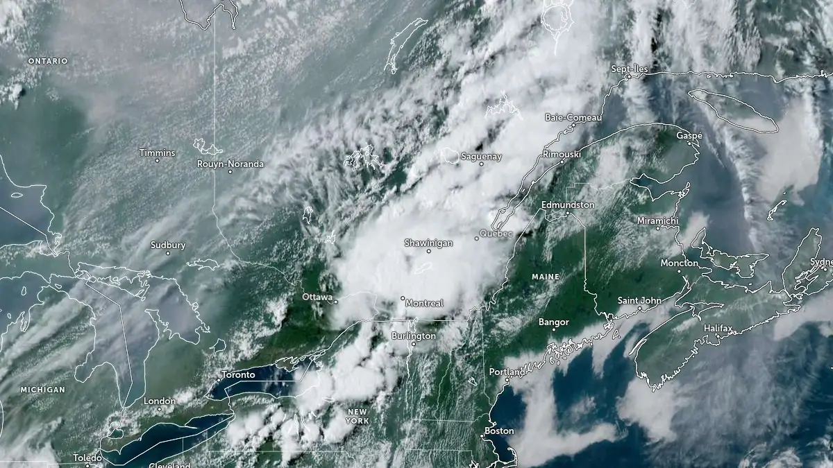 satellite image acquired at 2100 utc on july 13 2025 goes-east
