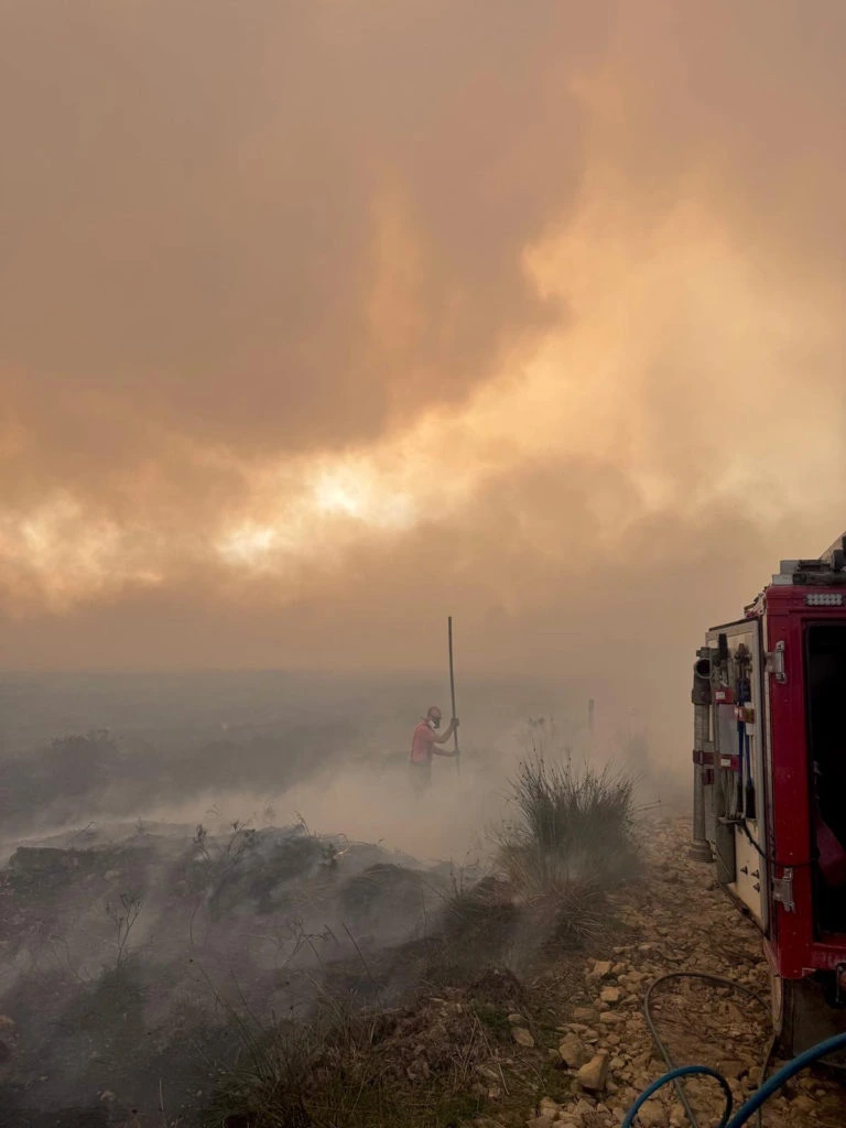 Langdale Moor Fire, 13 august 2025