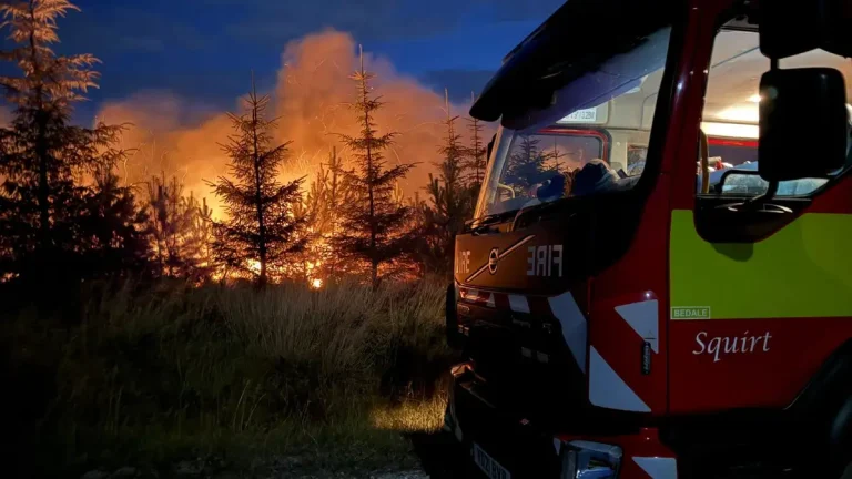 Langdale Moor Fire, 13 august 2025