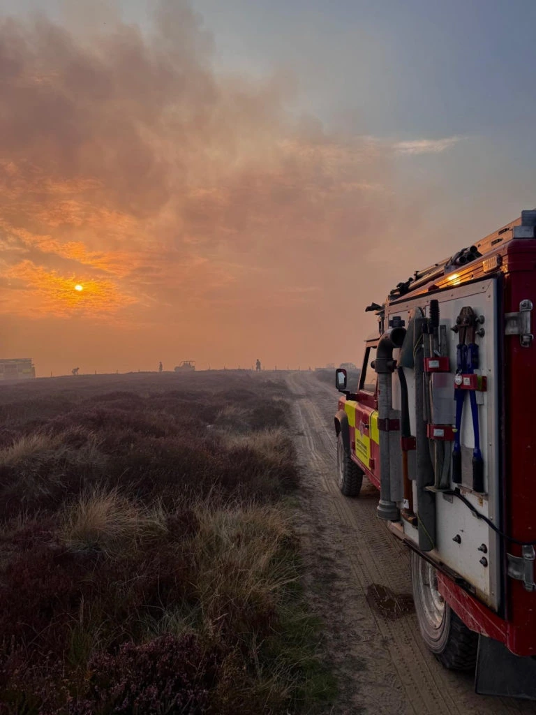 Langdale Moor Fire, 13 august 2025