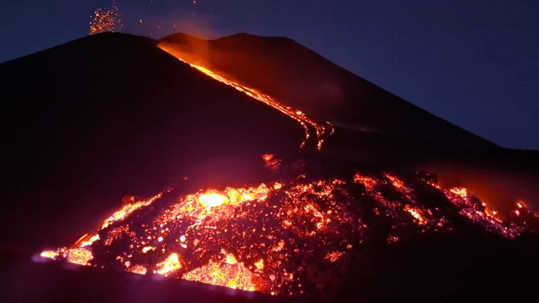 Etna eruption on August 21, 2025