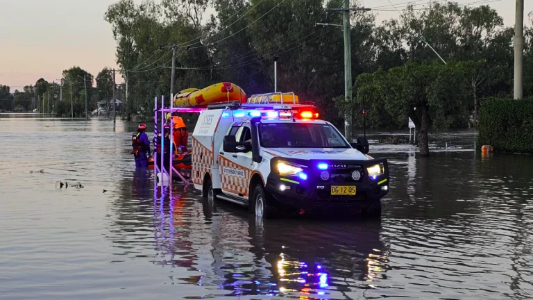Flooding in New South Wales, Australia. Credit: NSW SES