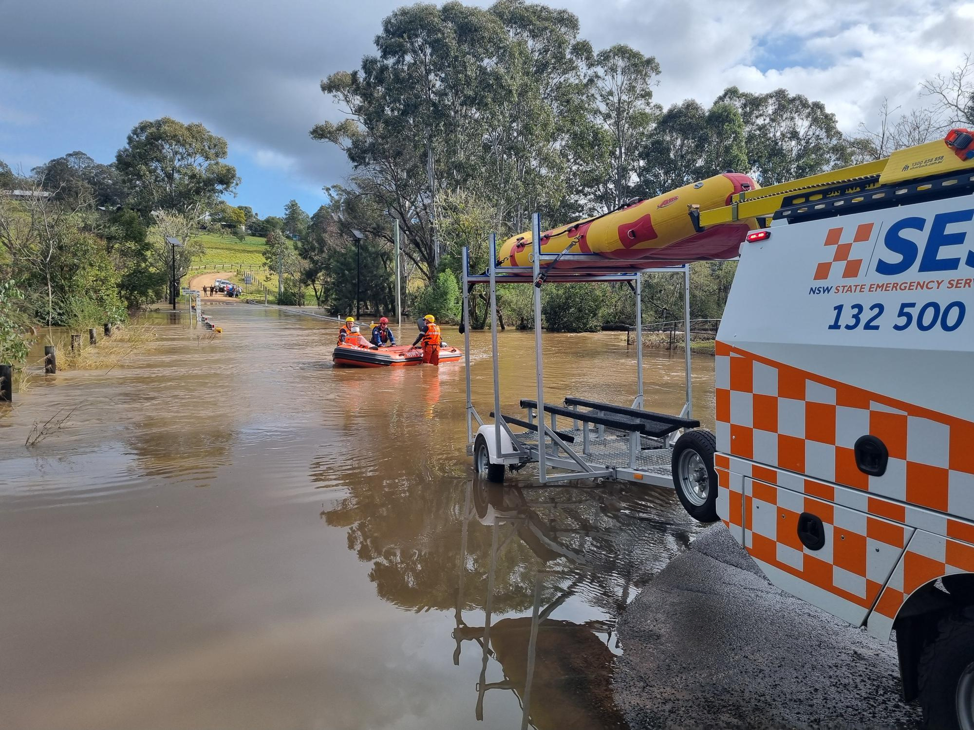 Flooding in New South Wales, Australia. Credit NSW SES 2