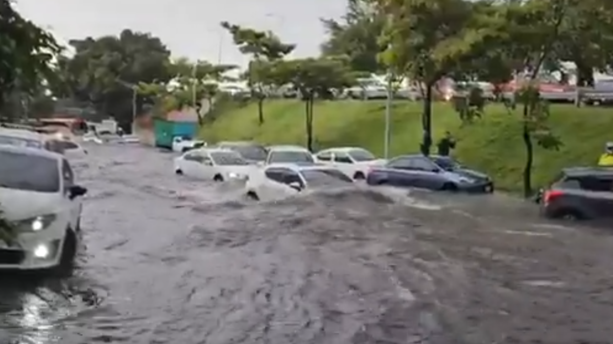 Flooding in Guadalajara, Jalisco, Mexico on August 20, 2025.