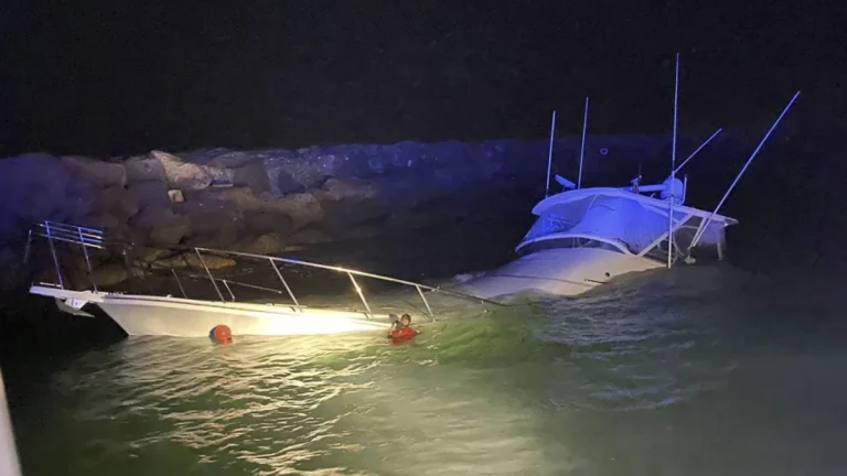 Representational image of a boat crash in New Jersey. Credit: Long Beach Fire Department