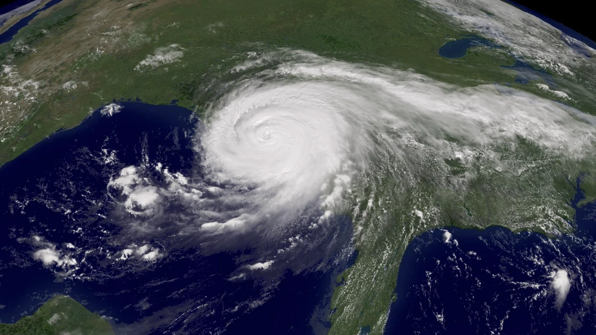 Satellite image of Hurricane Katrina. Credit: NOAA/GOES-12