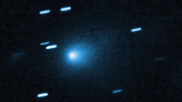 Hubble Space Telescope view of interstellar comet 3I/ATLAS, captured with the Wide Field Camera 3.