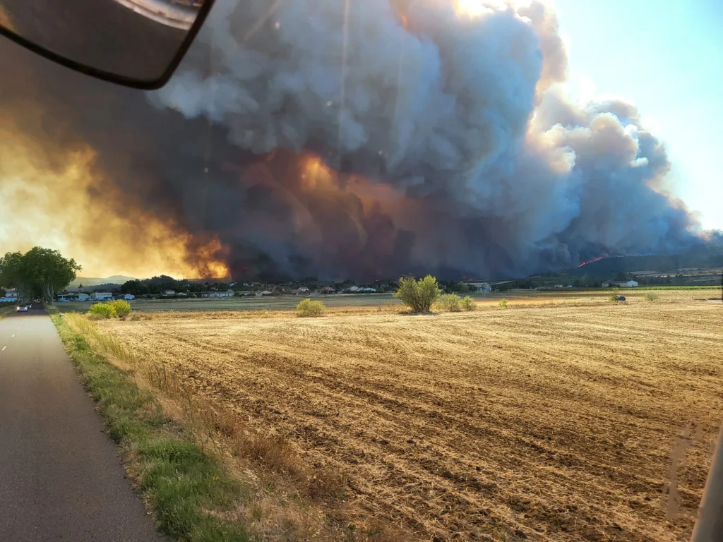 aude wildfire france august 5 2025