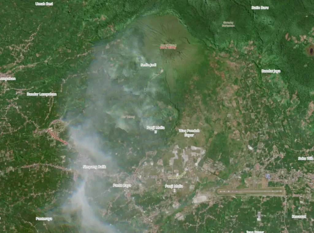 bur ni telong indonesia satellite image july 29 2025 close