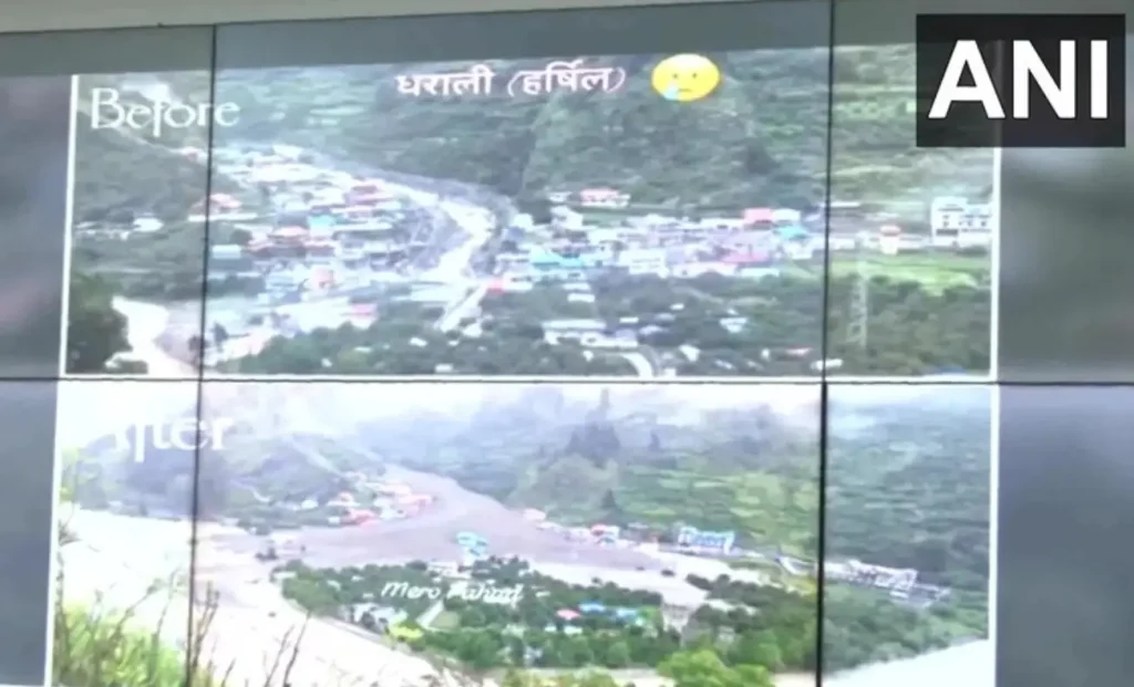 dharali village uttarkashi mudslide damage august 5 2025