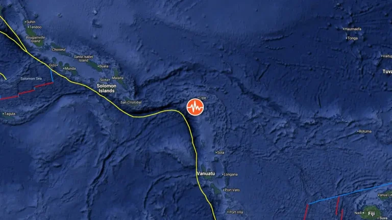 epicenter m6.2 earthquake santa cruz islands august 14 2025