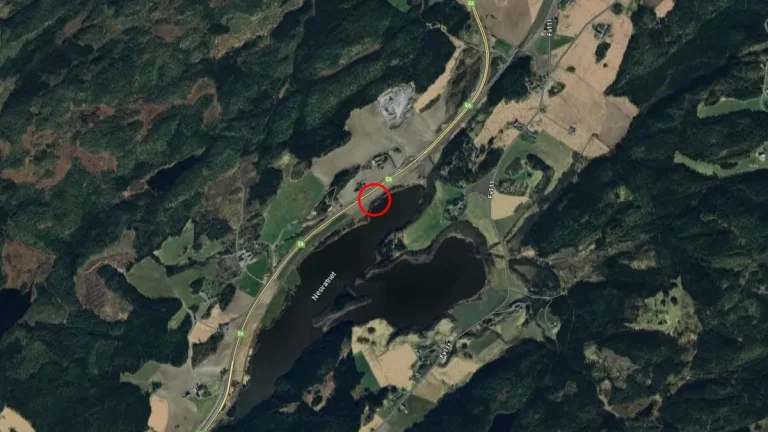 location of large landslide at nesvatnet norway august 30 2025