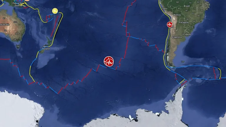 m6.4 earthquake pacific antarctic ridge august 3 2025