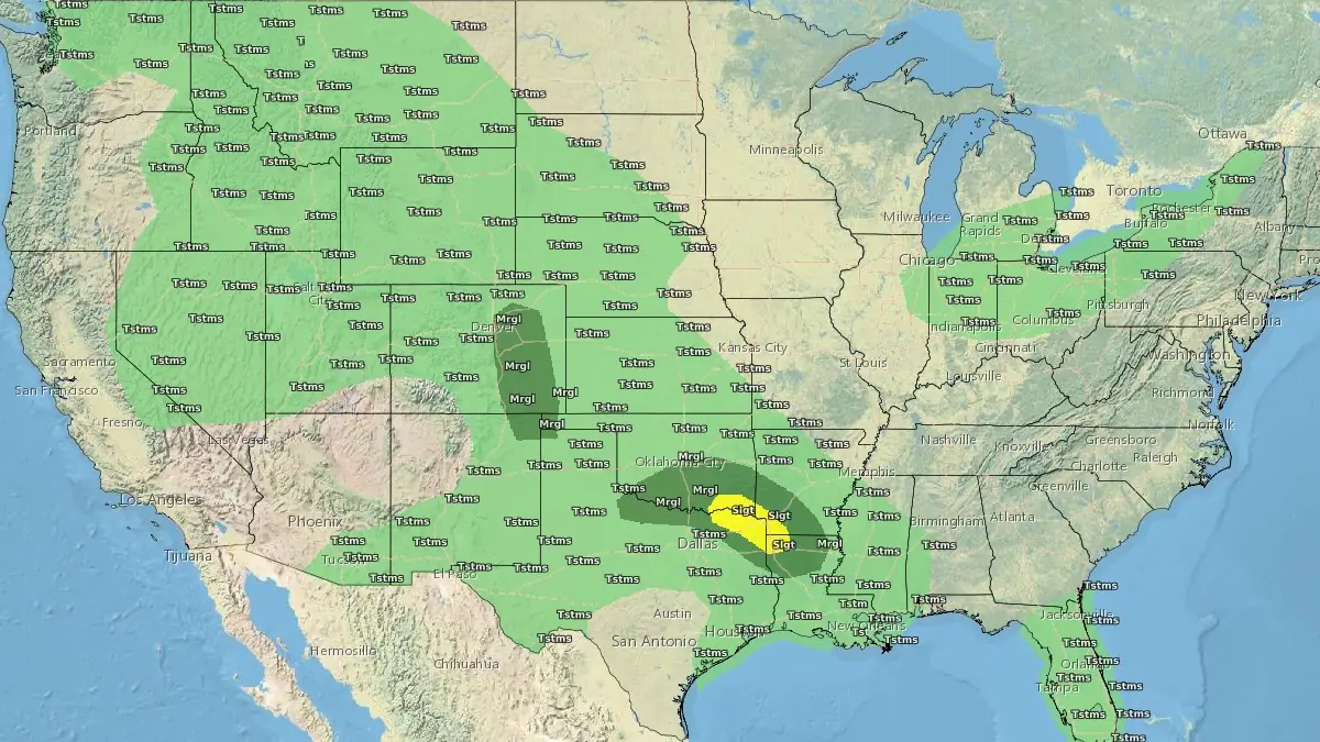 usa convective outlook august 28 2025