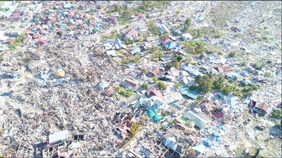 Balaroa, a district in Palu, was obliterated by the soil liquefaction that followed immediately after the 2018 earthquake