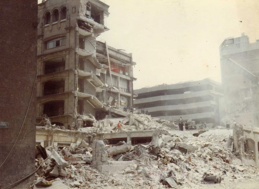 Collapsed Conalep building