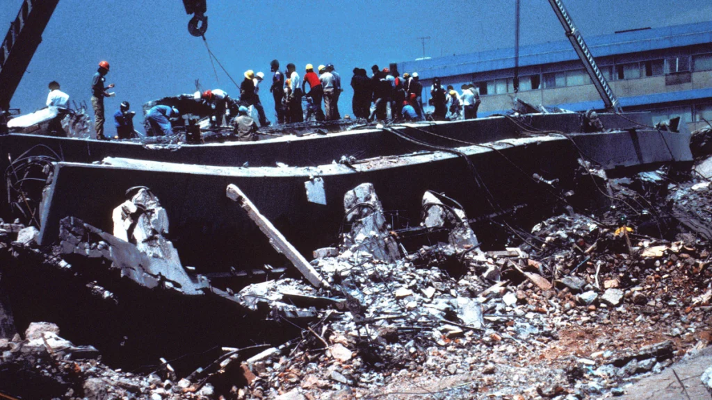 Collapsed General Hospital in Mexico City