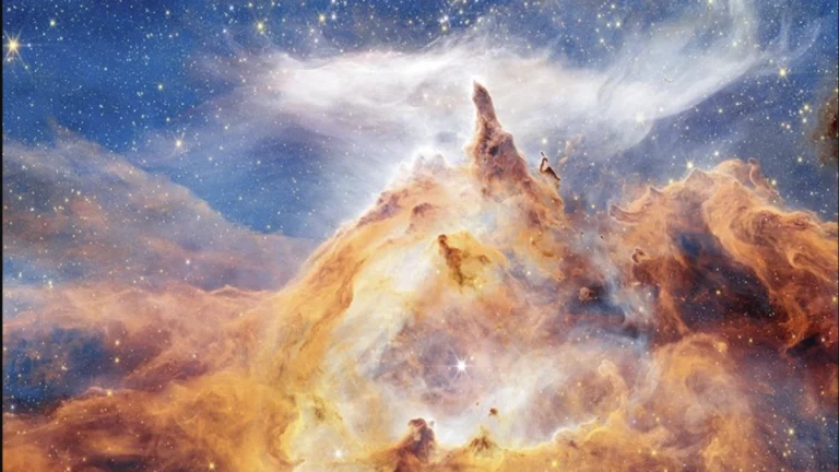 NASA’s James Webb Space Telescope captures the dazzling star birth in Pismis 24, a vibrant young star cluster in the Lobster Nebula, 5,500 light-years away in Scorpius. Credit: NASA, ESA, CSA, STScI; Image Processing: A. Pagan (STScI)