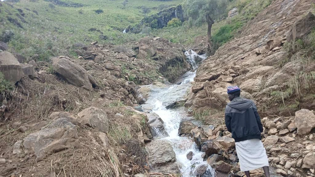 Landslide wipes out the Tarasin village in Sudan's western Darfur, on August 31, 2025. Credit: SLM/A
