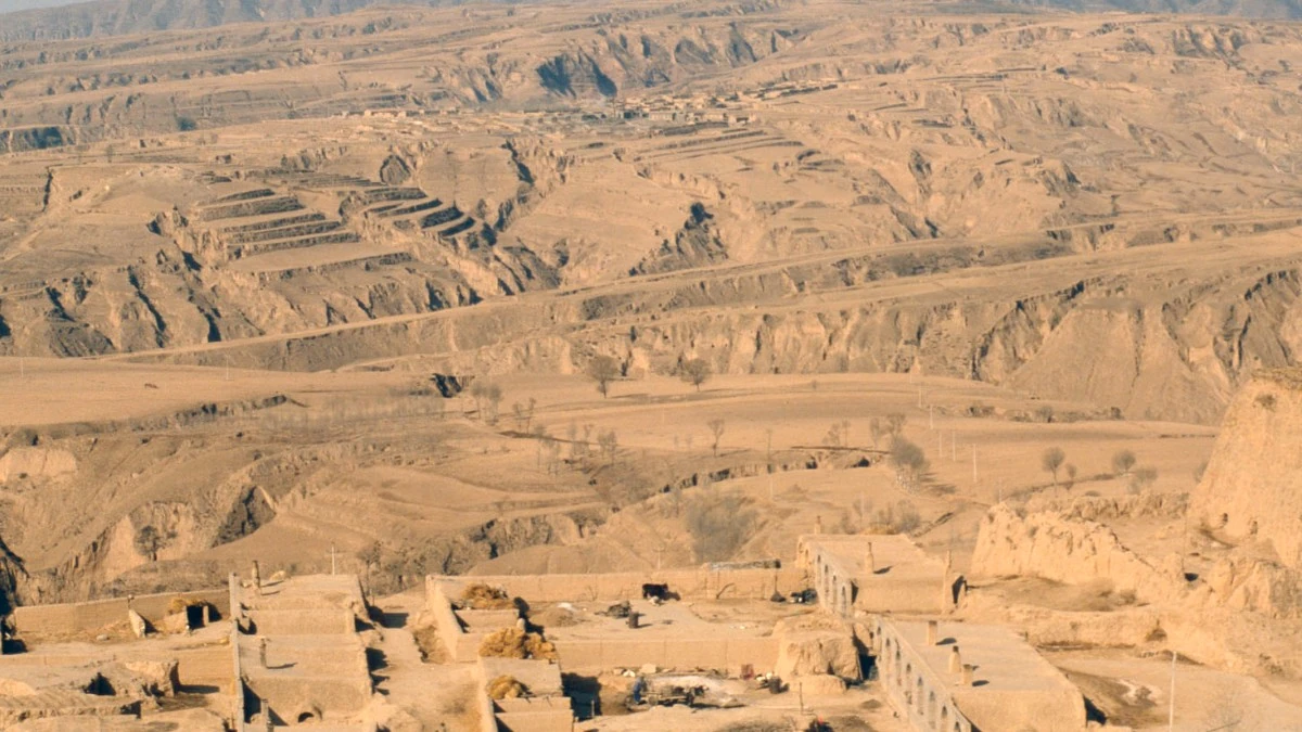 Loess landscape china