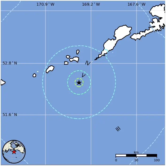 M6.0 earthquake fox islands alaska on september 3 2025 usgs epe