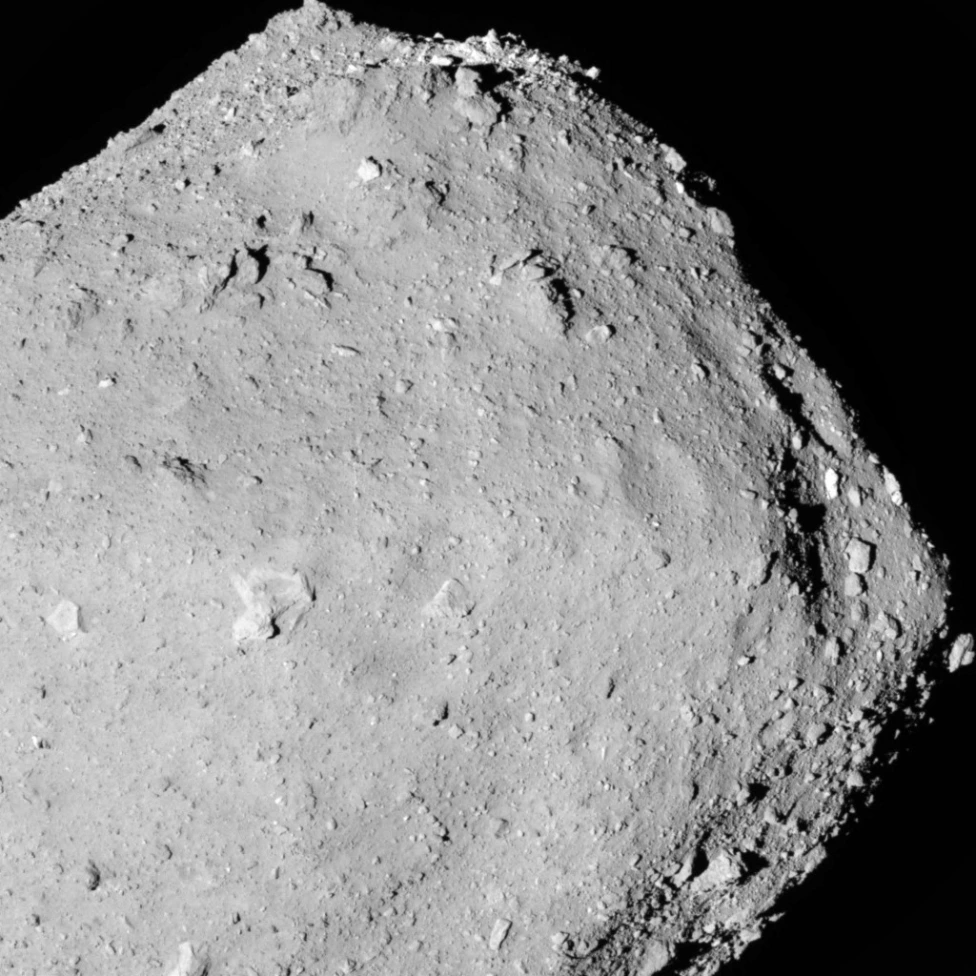 Ryugu is named after a magical underwater palace in a Japanese folktale — appropriately enough it seems to be a palace for water in the real world too