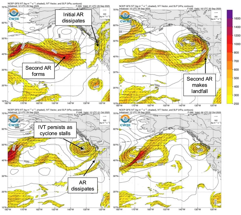ars impacting west coast us september 29-october 2 2025